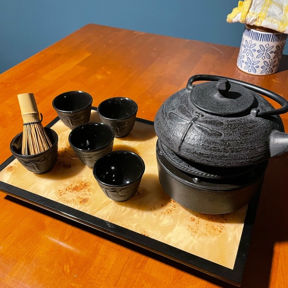 Teavana Kitchen New Traditional Tea Set 6 Piece Set Cast Iron